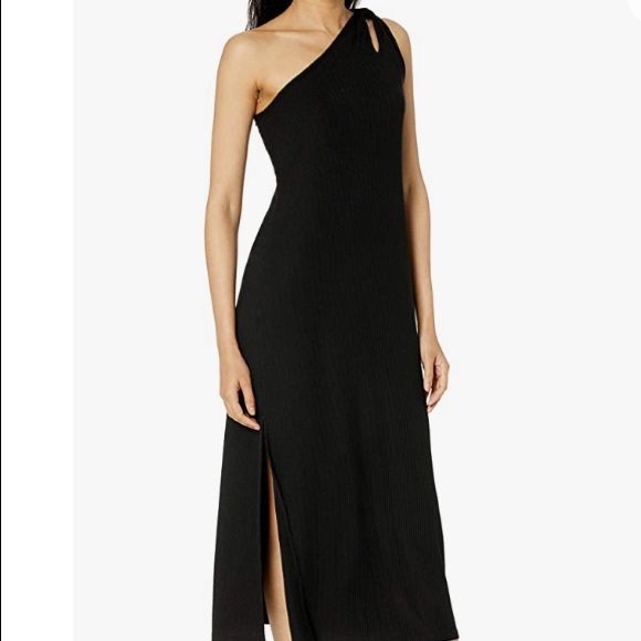 The Drop Dresses & Skirts - 4. The Drop | NWT Ribbed One Shoulder Maxi Dress